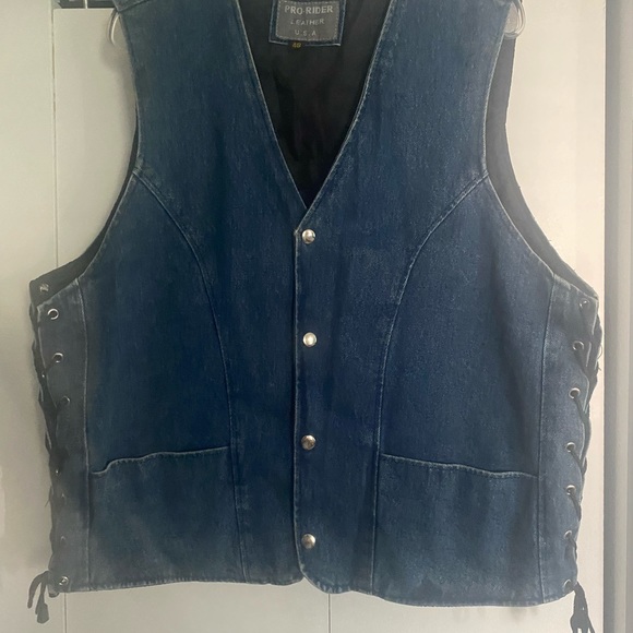 Pro Rider Denim Vest . - Picture 9 of 10